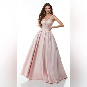 Alyce Paris Blush Pink Prom Dress